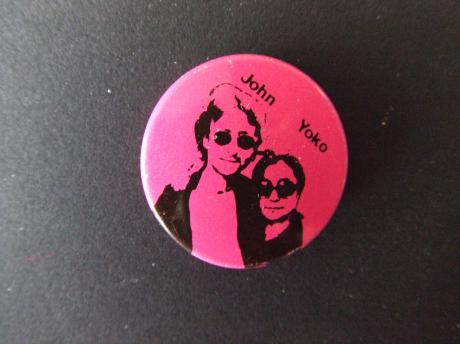 John Lennon en Yoko Ono the beatles